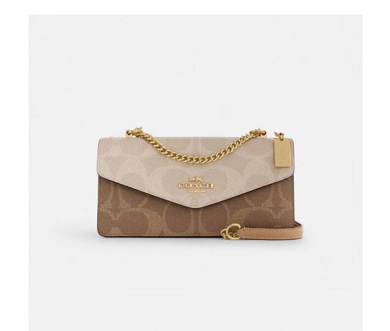 COACH KLARE Classic Logo Women's Shoulder Crossbody Envelope Bag 5