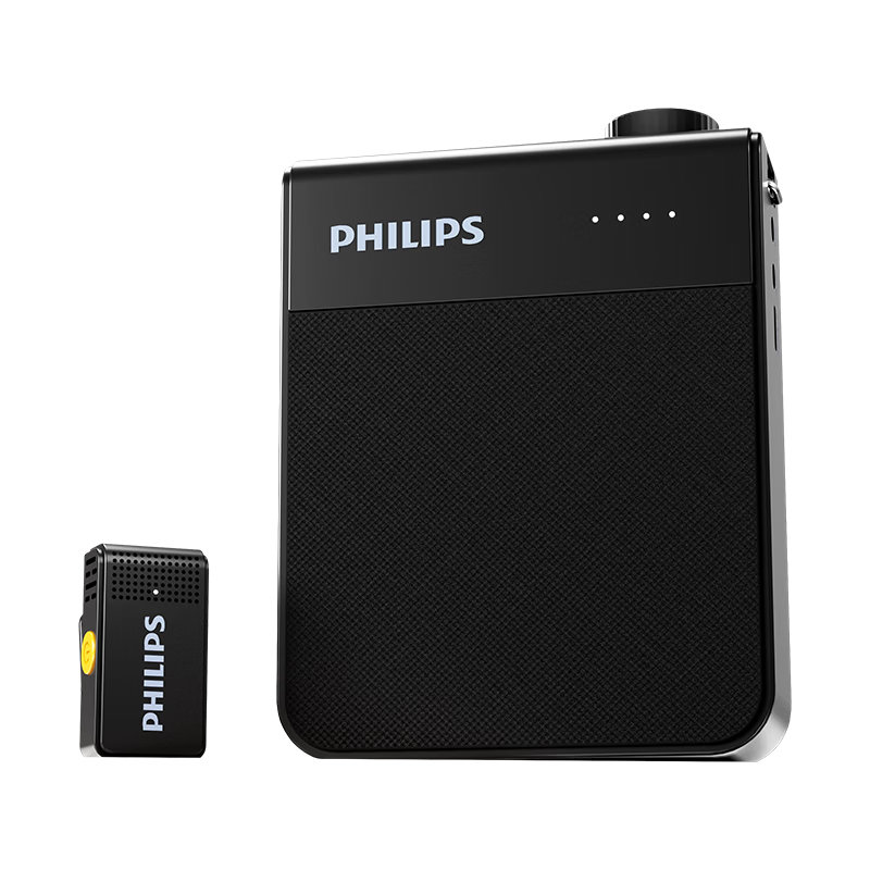 PHILIPS Clip-on Mini Wireless Amplifier Teacher Microphone Bluetooth Speaker 3552G1 Long Battery Life