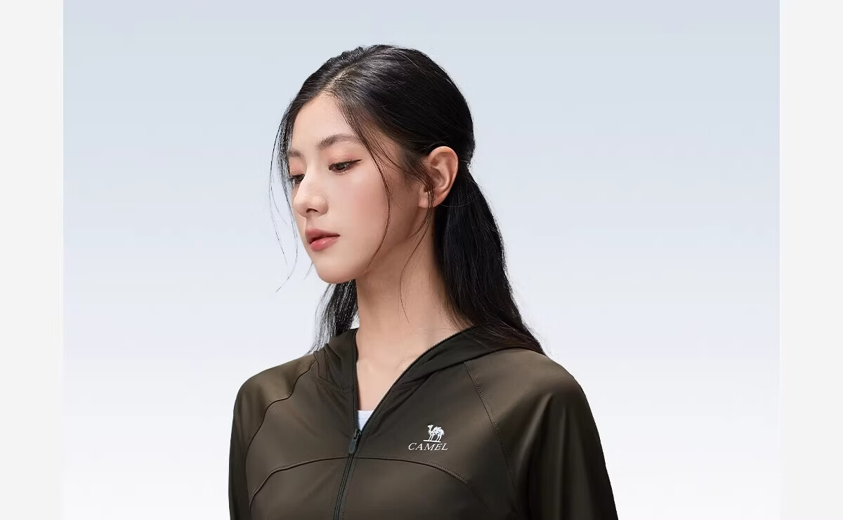 CAMEL Outdoor Sun Protection Jacket 2026 Spring Summer New Unisex Cooling Breathable Silver Coated Brim Coat Sun Protection 9007 38