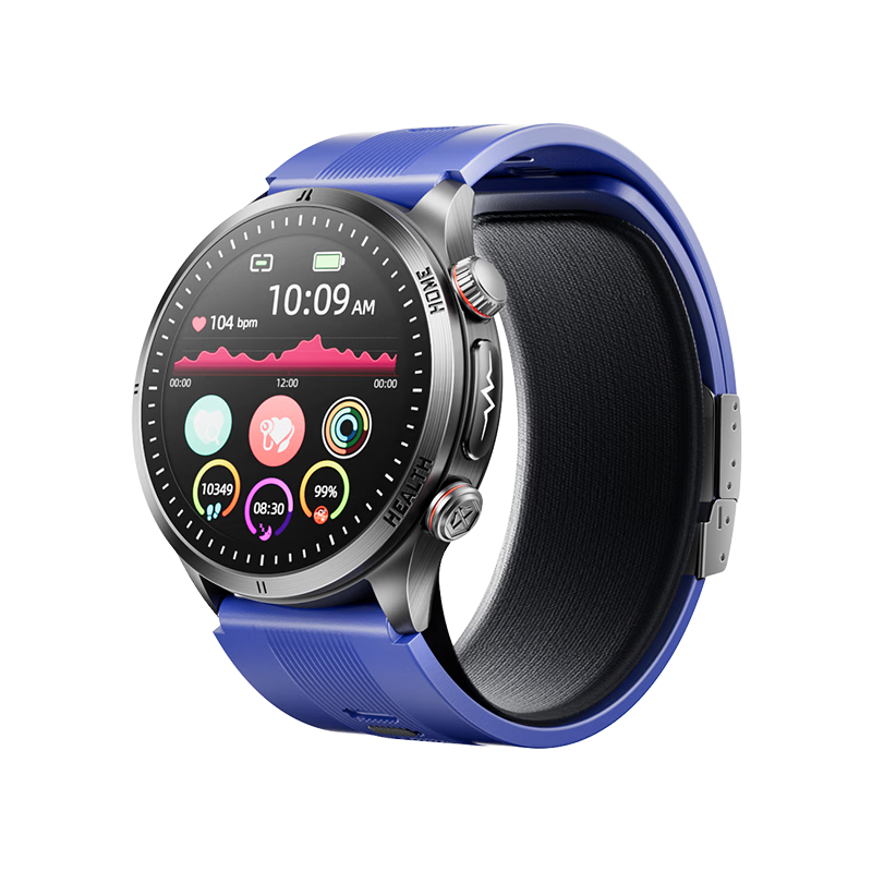 Dido Smartwatch for Blood Pressure and Blood Sugar Monitoring, Heart Rate, Blood Oxygen, Sleep Tracking, Health Risk Analysis for Men, Women, and Elderly