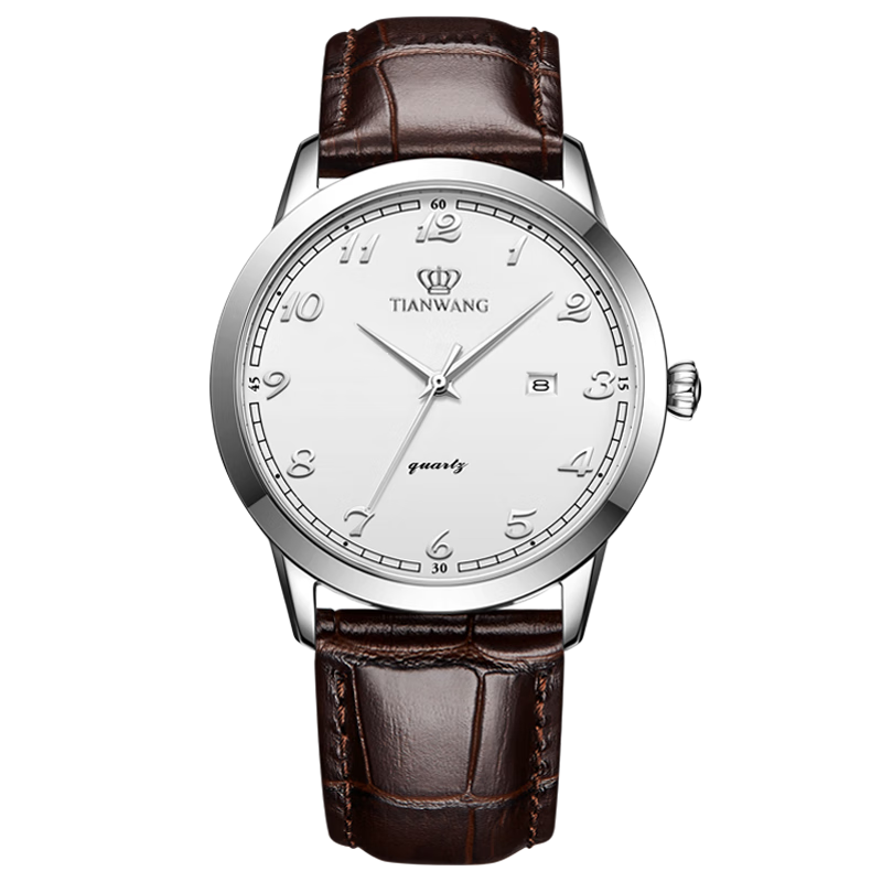 TIAN WANG Men's Watch, Student Watch Canghai Series Leather Strap Quartz White GS3886S.D.LC1.W 1