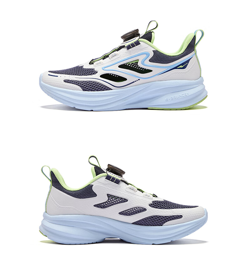 ERKE Kids Summer Sandals Boys and Girls Non-Slip Beach Frame Shoes Microcrystalline White/Silver Size 38 34