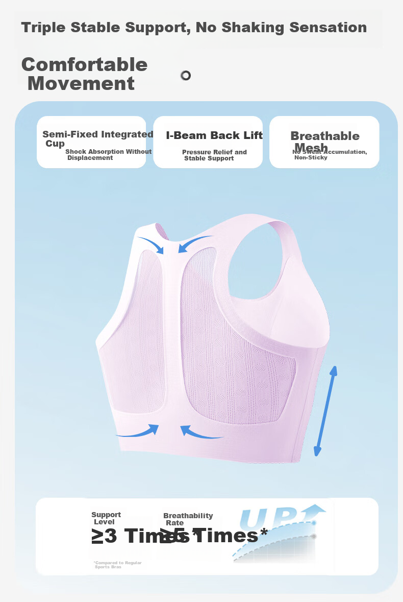 Jiusuibian Posture Correction Children's Underwear Girls 12-15 Years 7A Antibacterial Mesh Thin Girl Sports Bra PE Class Sports Vest 5