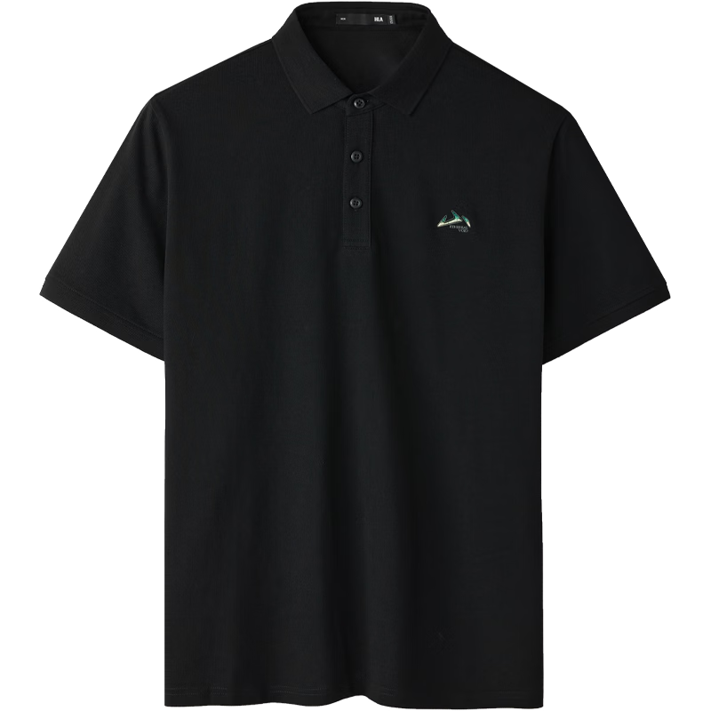 HLA Hailan Home Men's Short Sleeve Polo Shirt 26 Runway Same Style Mountain Not High Series Cool Short Sleeve Summer