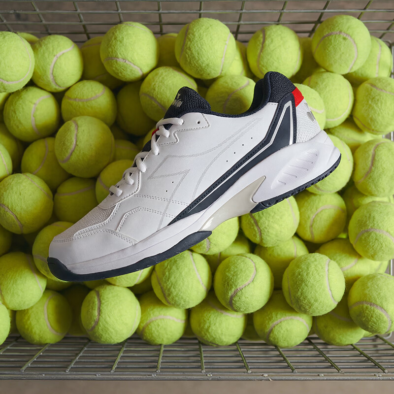 Diadora Volee 7 Men's Stable Comfortable Professional Tennis Shoes White / Blue Size 41