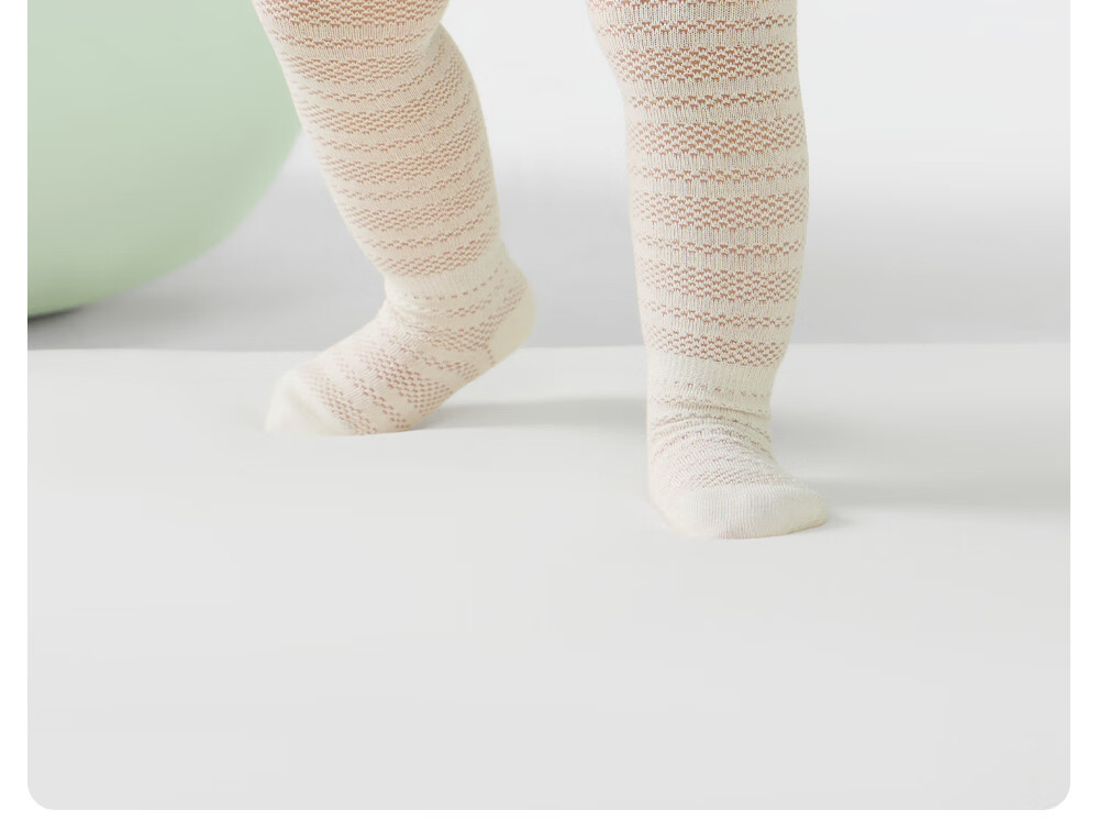 Betis Kids Socks Spring Summer Ultra-thin Newborn Baby Over-the-Knee Anti-Mosquito Mesh Breathable Long Socks 5