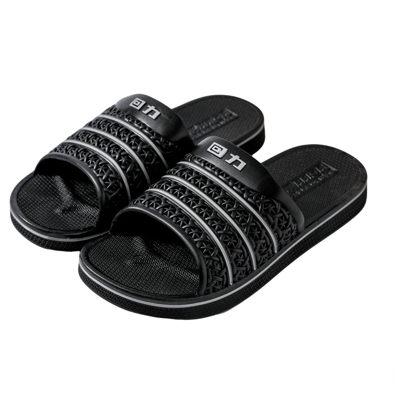Warrior Unisex Non-Slip Breathable Bathroom Shower Silent Quick-Dry Blue Slippers HL3C531 Size 44