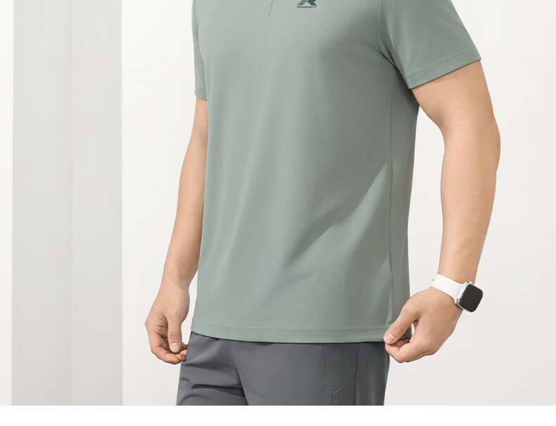 361° Men's Short Sleeve T-Shirt Spring Summer Sports Quick-Dry Running Fitness Polo Shirt 652624109H-5 23