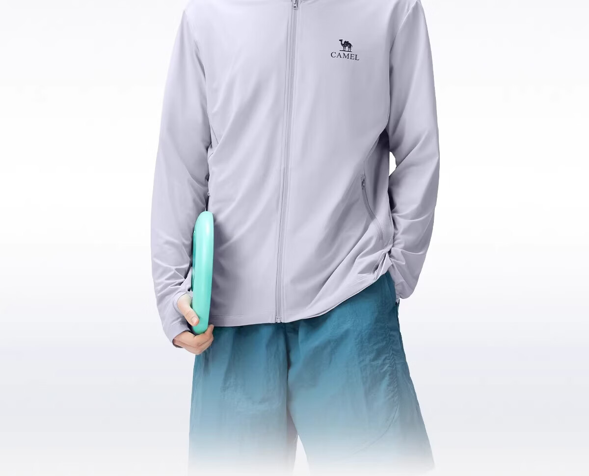 CAMEL Outdoor Sun Protection Jacket 2026 Spring Summer New Unisex Cooling Breathable Silver Coated Brim Coat Sun Protection 9007 2