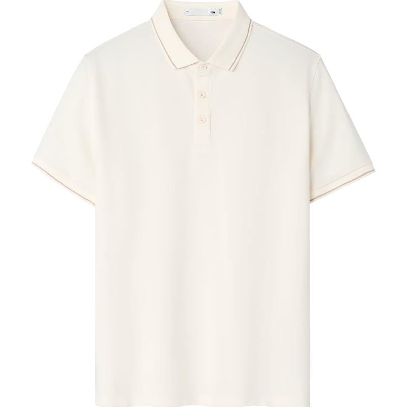 HLA Hailan Home Short Sleeve Polo 26 Light Business Flat Knit Collar Cool Simple Short T-Shirt Men Summer