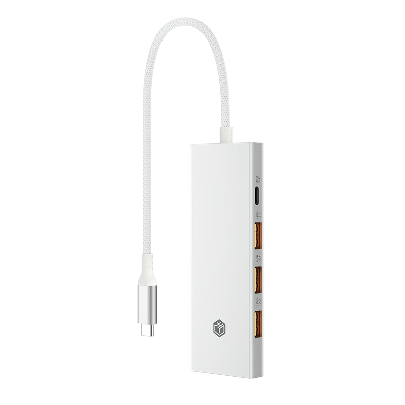 JD Jingzao 6-in-1 USB 3.2 High-Speed Docking Station 4K60Hz Thunderbolt HDMI Hub for Apple Mac Huawei Laptop iPad Adapter