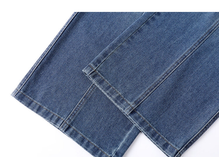 Demana Structuralism Spring Cloud Oxygen Cotton High-Waist Cargo Pocket Segmented Loose Fit Petite Women's Jeans 14