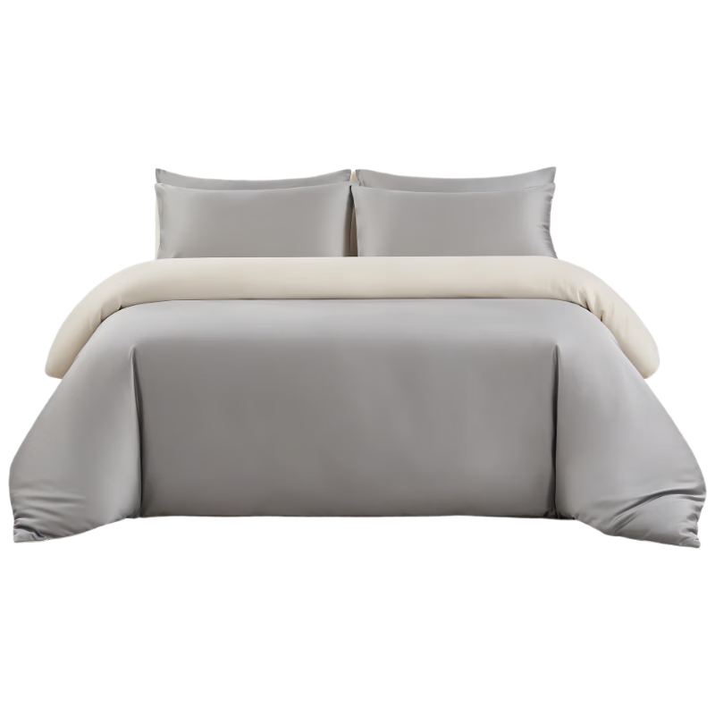 JIEBO 60-Piece Pure Cotton Bedding Set, All-Cotton Four-Piece Set, Class A Long-Staple Cotton, High-End Luxury Fitted Sheet Style for 1.5-Meter Bed, Duvet Cover 200×230cm