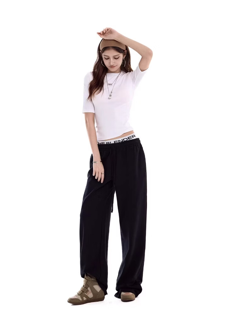 ICH MODE Women's Slim Fit Five-Point Sleeve Mid-Sleeve T-Shirt Summer Base Short Sleeve Sports Shoulder Top White S 15