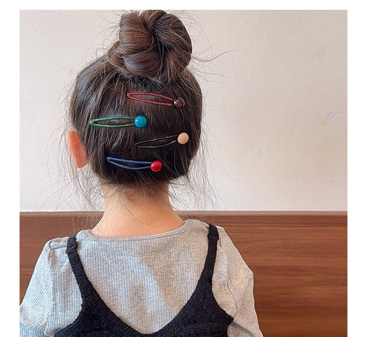 CHIMERA 5-Piece Colorful Hair Clips Set for Kids Girls Bangs Side Clips Front Hairpin BB Clips Birthday Gift 9