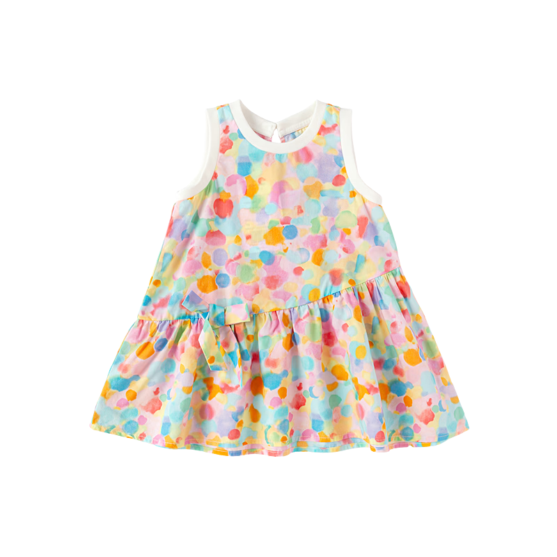 Balabala Kids Dress Girls Dress 2026 Summer New Baby Clothes Baby Princess Dress Sweet and Stylish