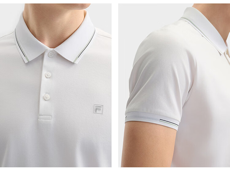 FILA Official Navigator Polo Shirt 2026 Summer Men's Cool Short Sleeve Sports T-Shirt Business Casual Top 56