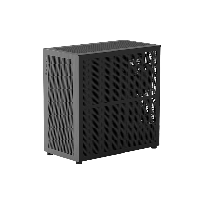 Abee Designer C700W Full Tower Workstation Case, Black/3D Cooling Matrix/Full Size Motherboard Compatible/dual Graphics Cards/dual Water Cooling/single Power Supply