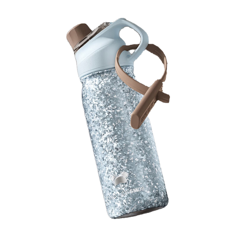 Cille Pure Titanium Insulated Water Bottle High-Value Antibacterial Titanium Cup Large Capacity Portable Birthday Gift for Girlfriend Men Women Students