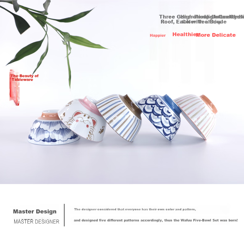 Huaqingge Tang-style Blue and White Porcelain Dinnerware Set 38-Piece Gift Box Underglaze Color Tableware Set for Housewarming 4