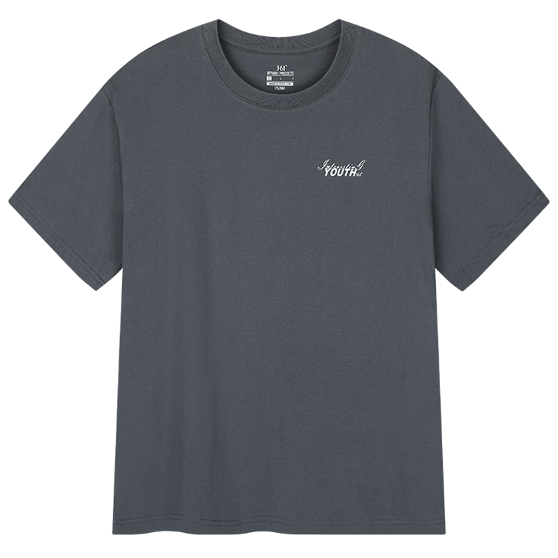 361° Men's T-Shirt Spring Summer New Sports Casual Loose Fit Crew Neck Short Sleeve Top 652629112-1