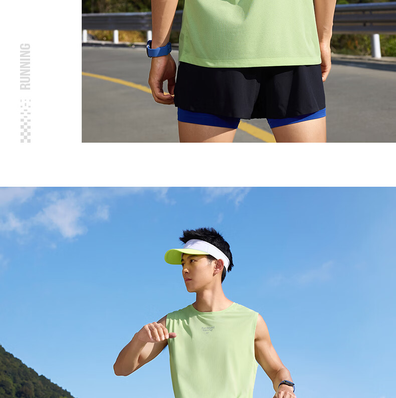 361° Men's Sports Vest Spring Summer New Quick-Dry Running Outdoor Training Breathable Sleeveless Top 652622503-5 15
