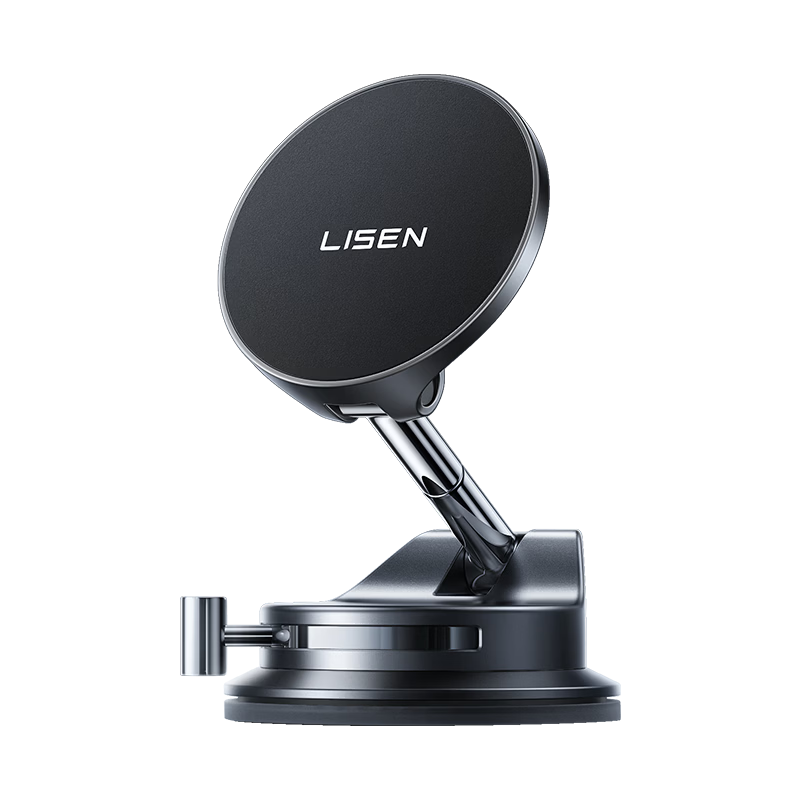 Lisen Car Phone Holder Wireless Charger Vacuum Adsorption Magnetic 25W Fast Charging Dashboard 2026