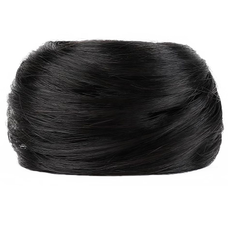 Chense Hair Accessories Set: Hair Tie, Hair Bun Maker, Short Hair Clip for Women, Low Bun Hair Clip - Dark Brow
