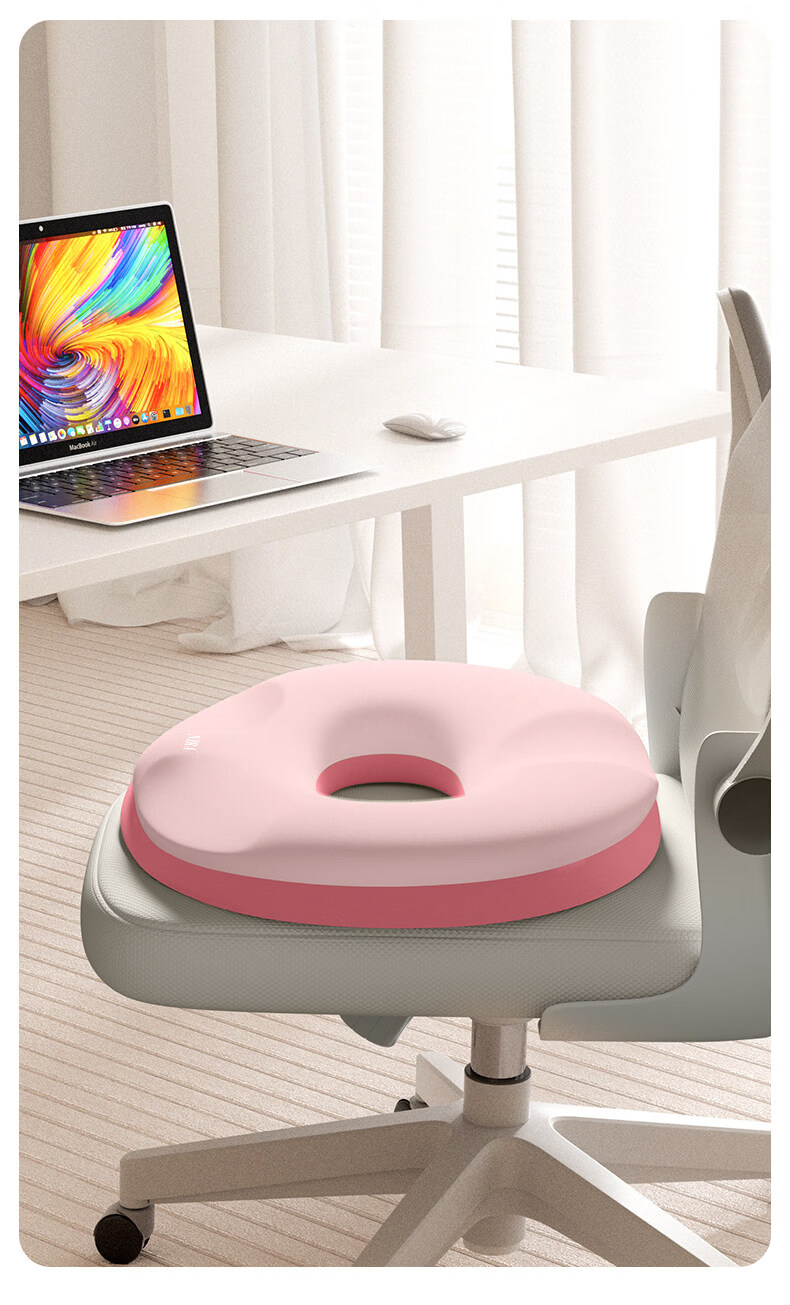 Nila Maternity Cushion Postpartum Perineal Tear Relief Hollow Pressure-Reducing Hemorrhoid Chair Seat Cushion for Natural Birth 8