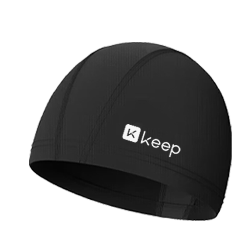 Keep Swimming Cap for Men And Women, Comfortable Fabric, Non-Binding, Large Size, Long Hair Protection, Ear Protection, Adult Cap, Swimming Equipment, White