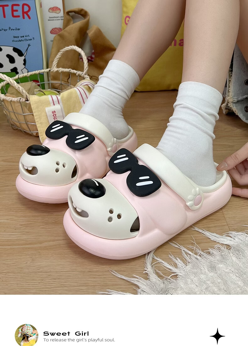YUZHAOLIN Cute Cartoon Parent-Child Kids Outdoor Closed-Toe Clogs 9
