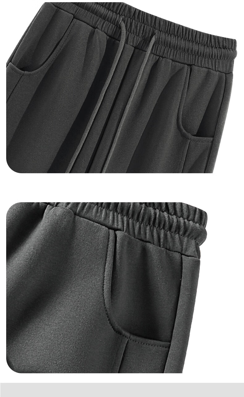TonLion Women's Wide-Leg Straight-Leg Pants Spring Autumn New Casual Trendy Patchwork Slim Loose Sports Pants for Women 9