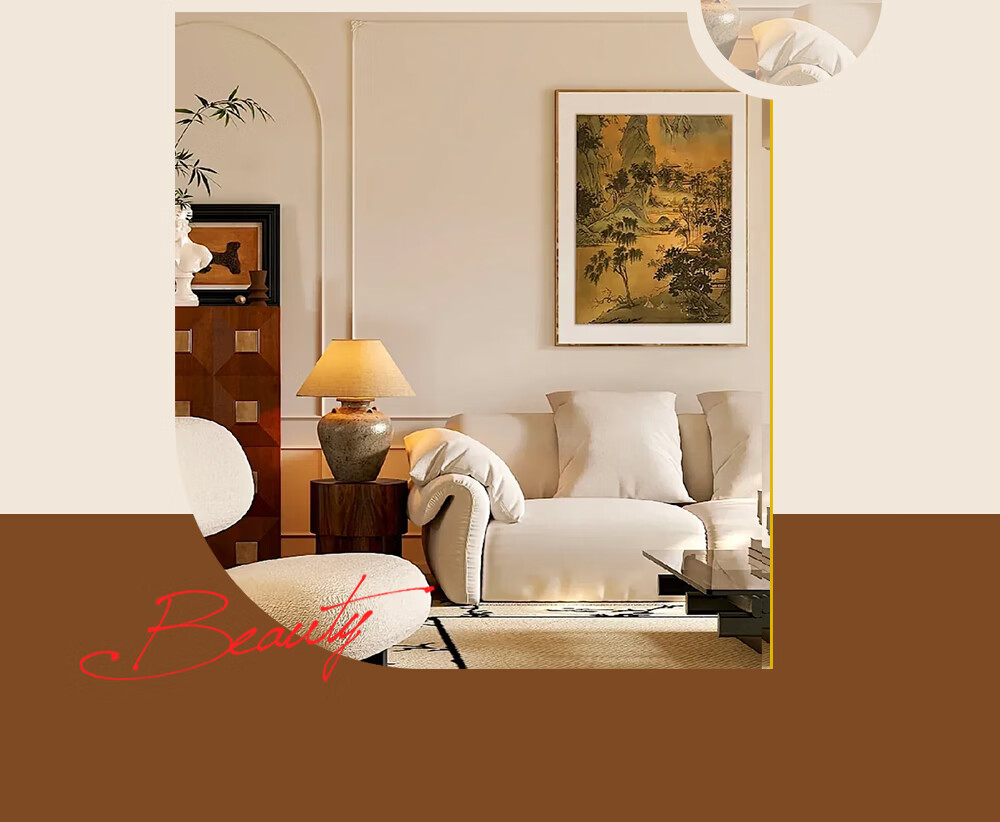 Kuka LED Ceiling Light Eye Protection Pure Light Source Simple Wood Grain Living Room Bedroom Lamp 110cm Smart Control [Installation Included] 3