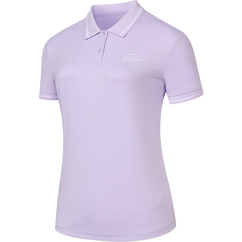 Erke Women's Summer New Polo Shirt Short Sleeve Outdoor Antibacterial Soft Skin-Friendly Sports T-Shirt