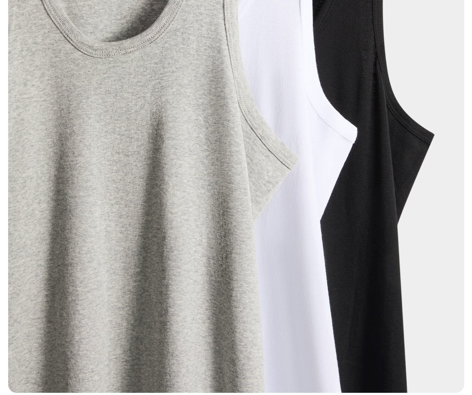 Yalu Pure Cotton Men's Tank Top Racerback Sports Fitness Sweat-Absorbing Breathable Loose Sleeveless Undershirt 14
