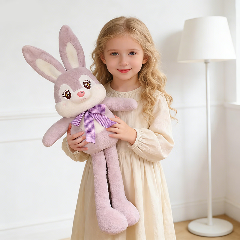 Xiao Ye Seven Days Ear-Pulling Rabbit Plush Toy Doll Sleeping Companion Pillow Cloth Doll Children's Girl Birthday Gift 7