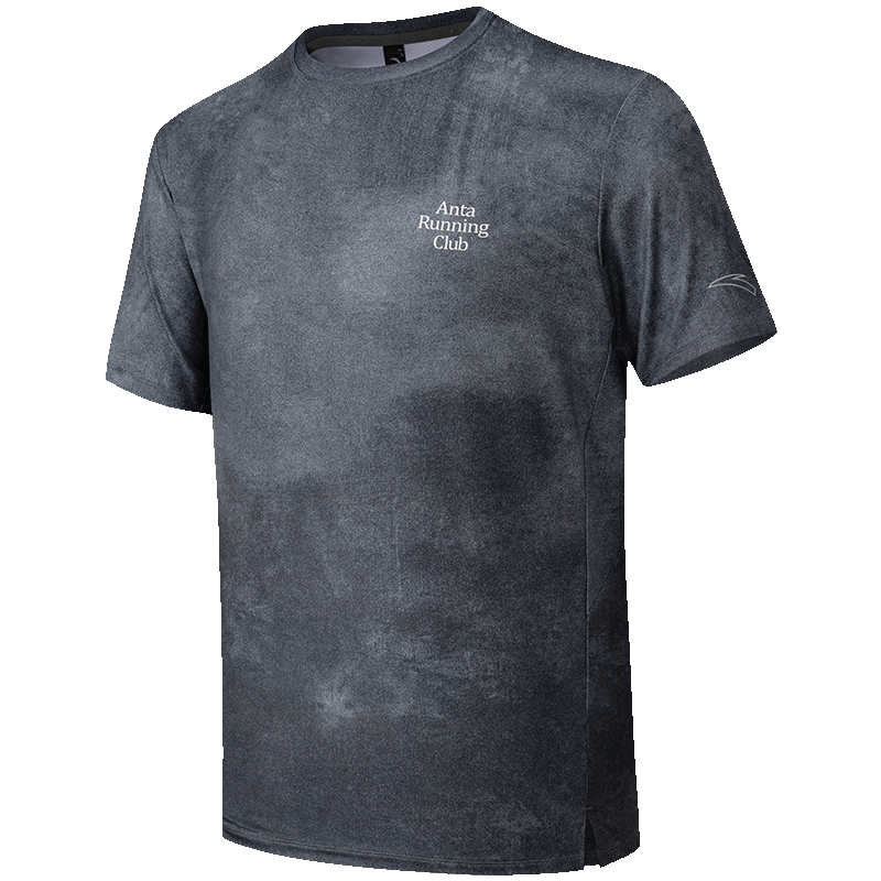 Anta Quick-Dry Master C5 Men's Short Sleeve T-Shirt Summer Moisture-Wicking Breathable Cooling Running Top