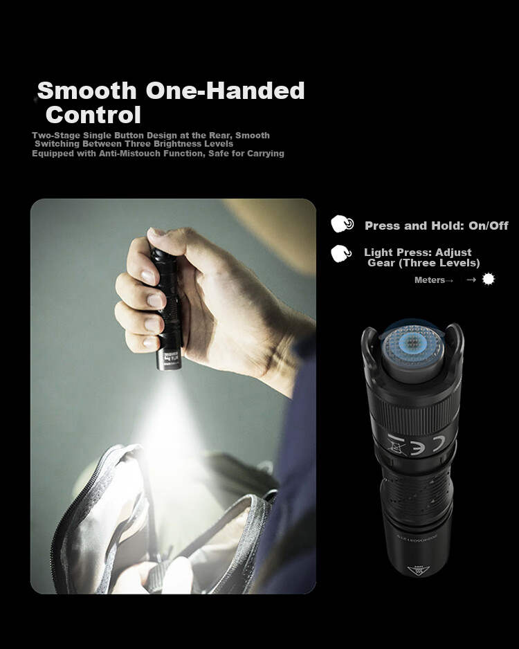 NITECORE MT1A Pro Outdoor Small Portable Rechargeable Flashlight with Replaceable Battery 6
