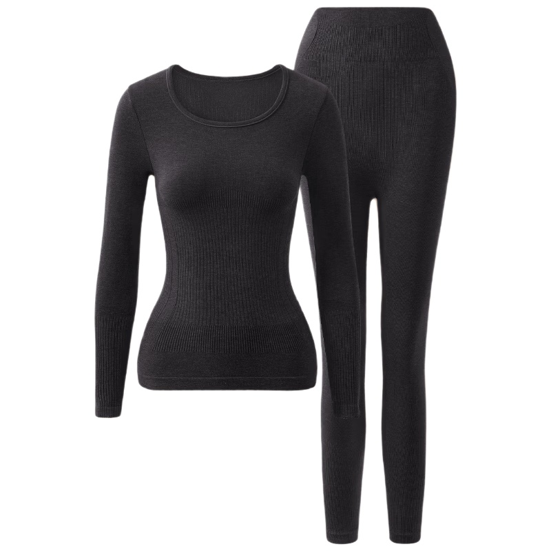 Herbal Original Light Warm Women's New Innerwear Backless Shaping High Elastic Slimming Autumn Top and Bottom Set