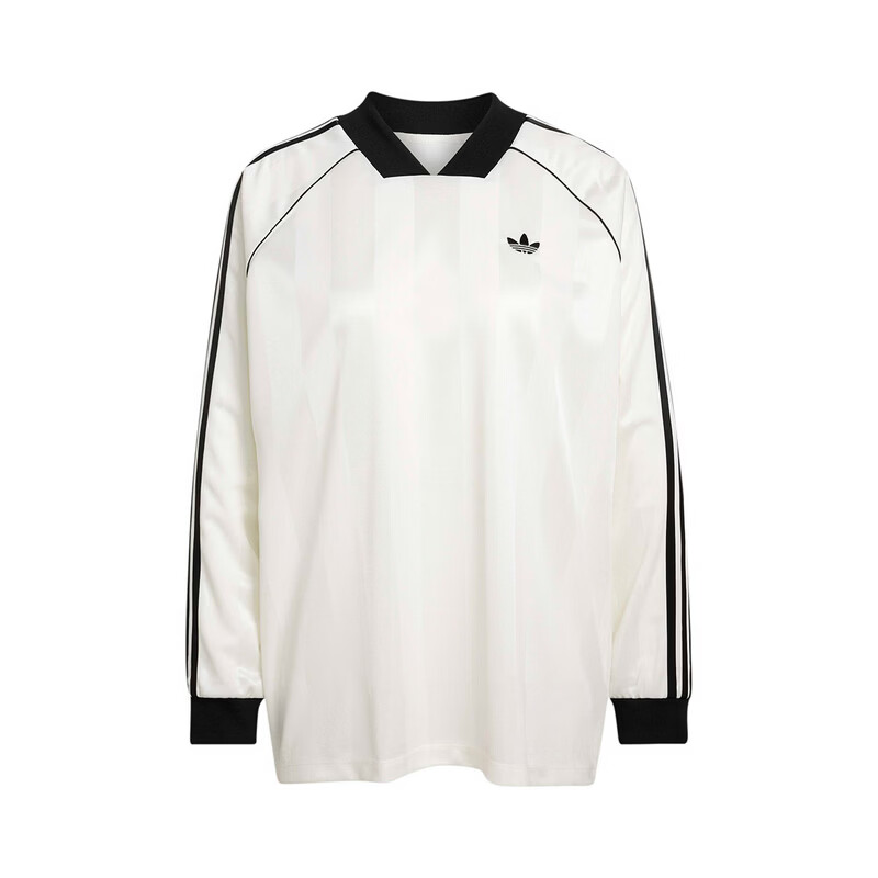 Adidas Originals Women's 3S JAQUARD LS Long Sleeve Top KG3711 White S 6