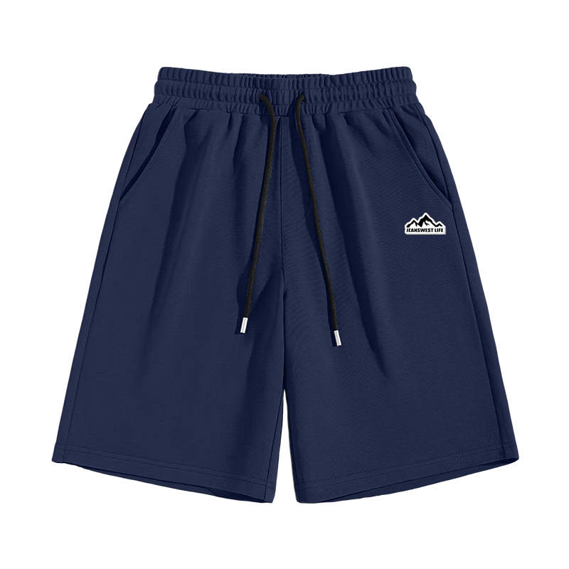 JEANSWEST LIFE Men's Pure Cotton Five-Point Shorts 2026 Summer New Loose Casual Comfortable Shorts B