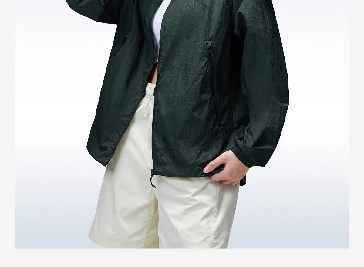 Camel [Wang Junkai Edition] 2026 Spring Summer Unisex Breathable Cooling Windproof Water-Repellent Sports Jacket 15