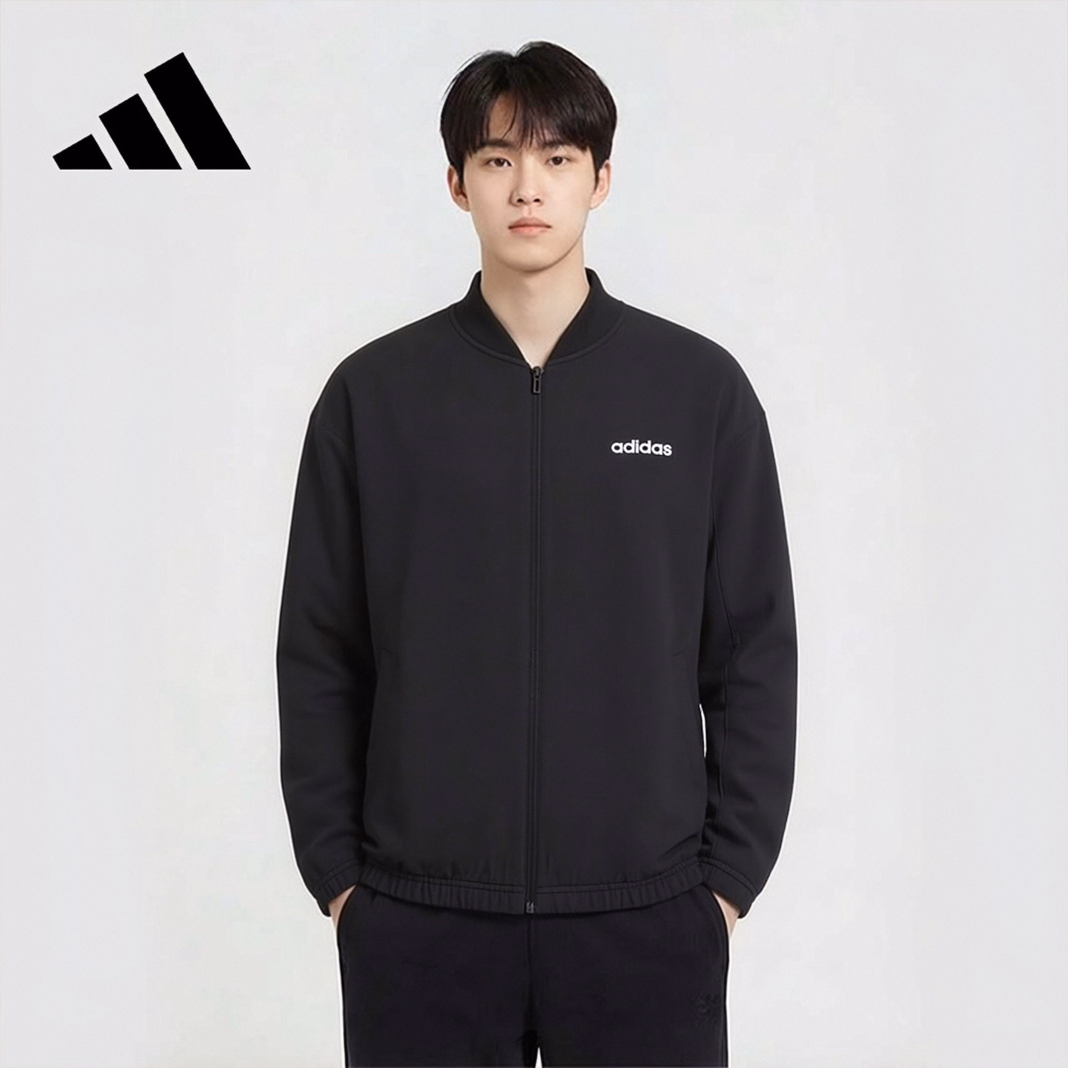 Adidas Unisex Outdoor Comfortable Quick-Dry Woven Zip-Up Jacket JL9638 3XL