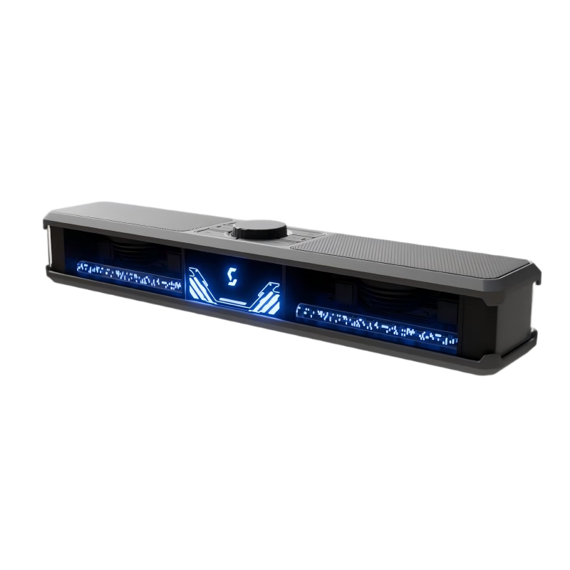 COLORFIRE Rainbow Illusion Gaming Virtual 7.1 Surround Sound RGB Water-Cooled Desktop Bluetooth 5.3 Computer Speaker USB Desktop Laptop Subwoofer CF3000 PRO