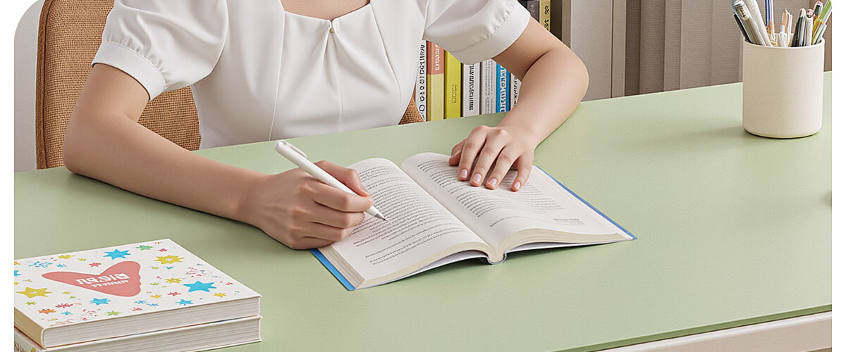 Zichen Eye Protection Silicone Student Desk Mat Children's Study Table Office Computer Writing Desk Special Tablecloth Desktop Protector 30