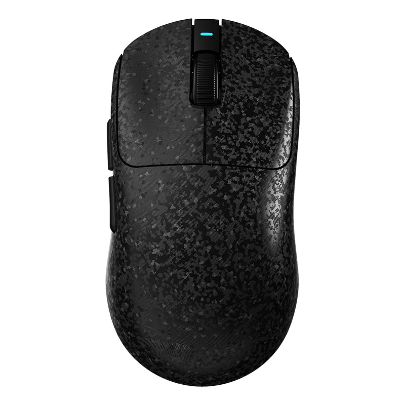 AJAZZ T520Ultra Wireless Mouse Carbon Fiber Lightweight Gaming Mouse PAW3950 Dual 8K Tri-Mode Connection Comfortable Texture Black