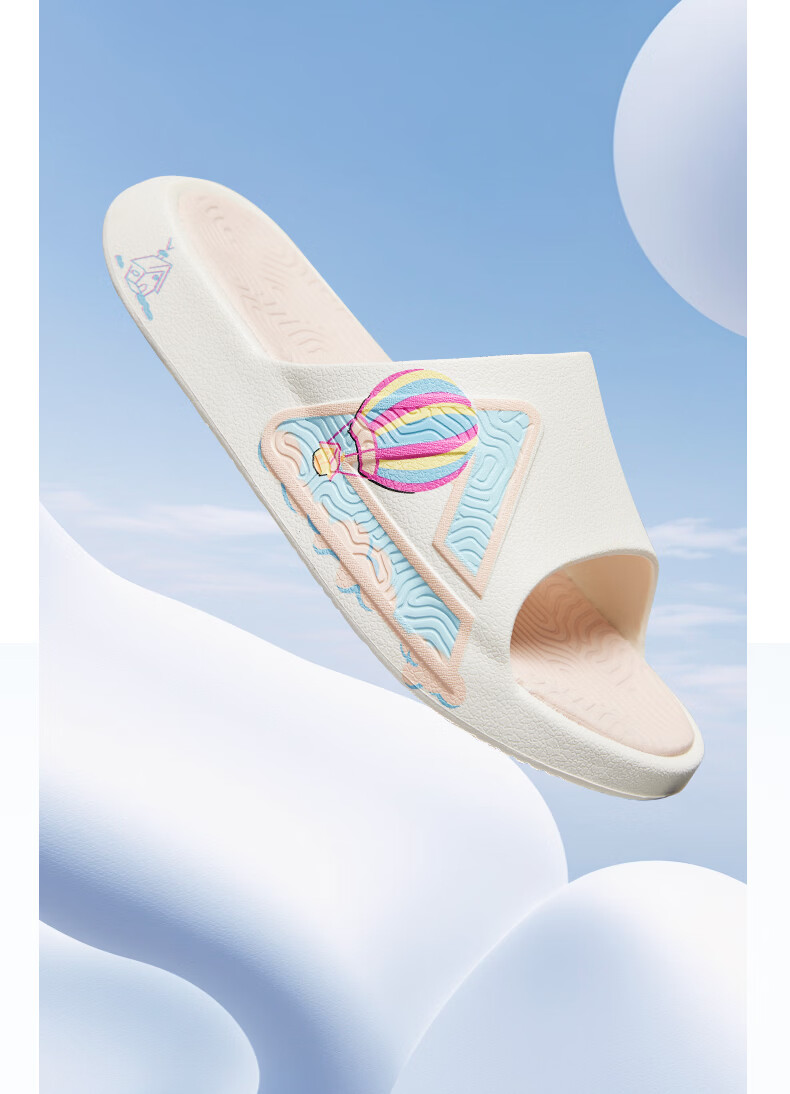 PEAK Taiji [J/P Slipper Lab] Sports Slippers Summer Sandals Thick Sole Soft Elastic Beach Shoes DL2620291 33