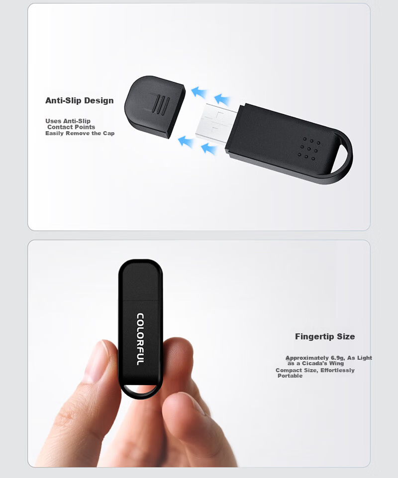 Colorful USB Flash Drive 64GB Plug and Play USB 2.0 Office Bare Drive Portable Car Computer USB 64GB TB201 7