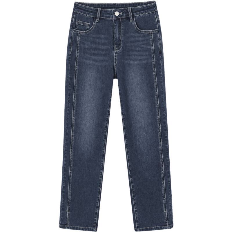 Mt Walking Leg Spirit Autumn Vintage Cloud Cotton Split Skinny Petite Women's Jeans