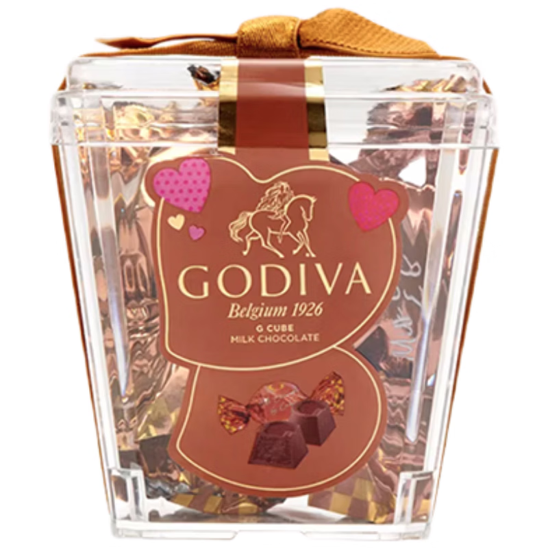 歌帝梵（Godiva）杯装立方牛奶巧克5颗装35g 婚礼喜糖 休闲零食 下午茶 伴手礼